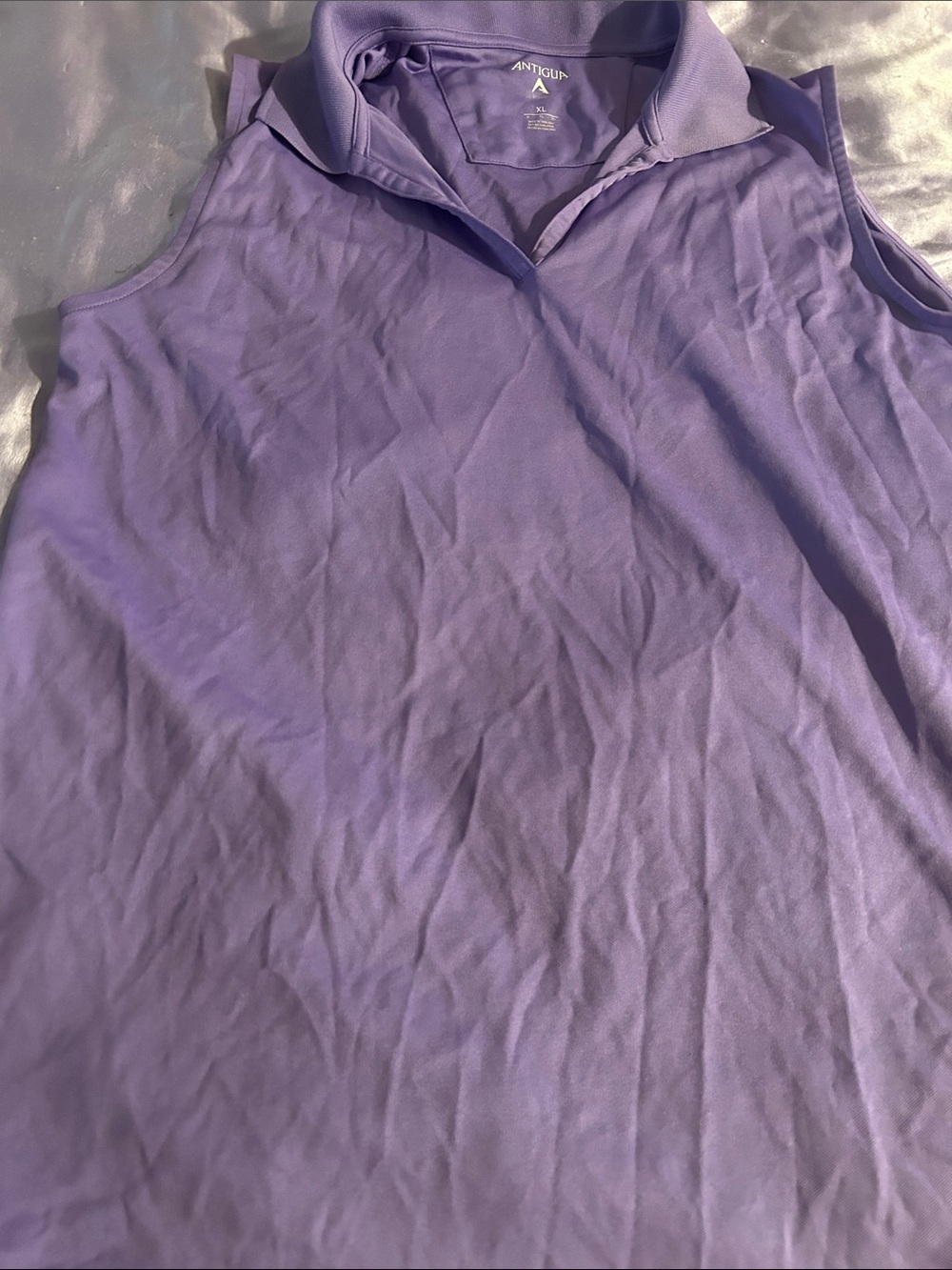Lavender polo shirt for women